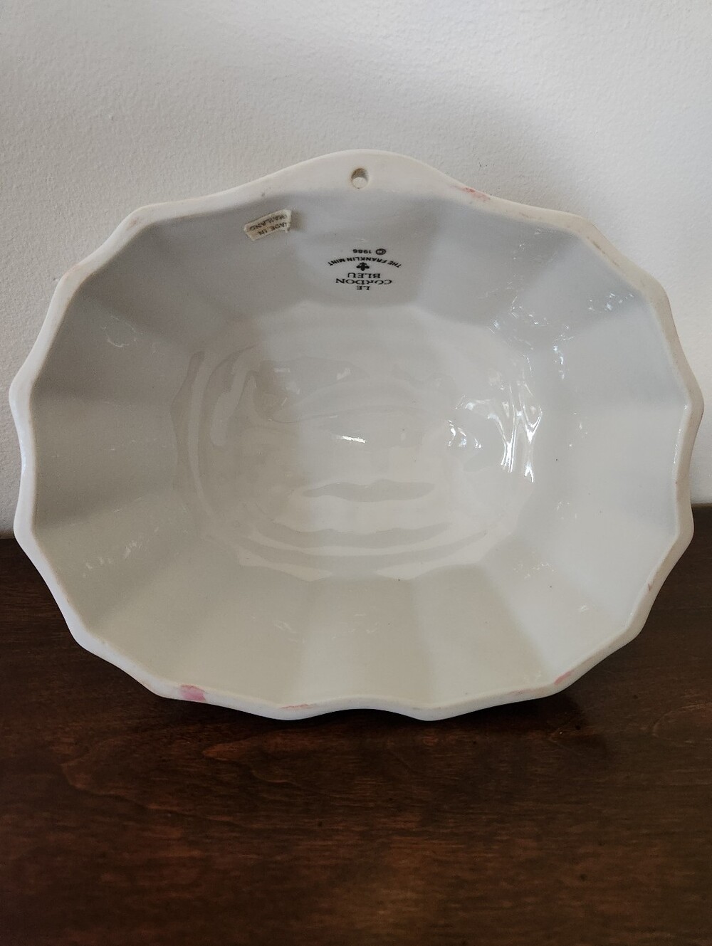 1986 The Franklin Mint Le Cordon Bleu Porcelain Jelly Mold "Fish" - Picture 7 of 8